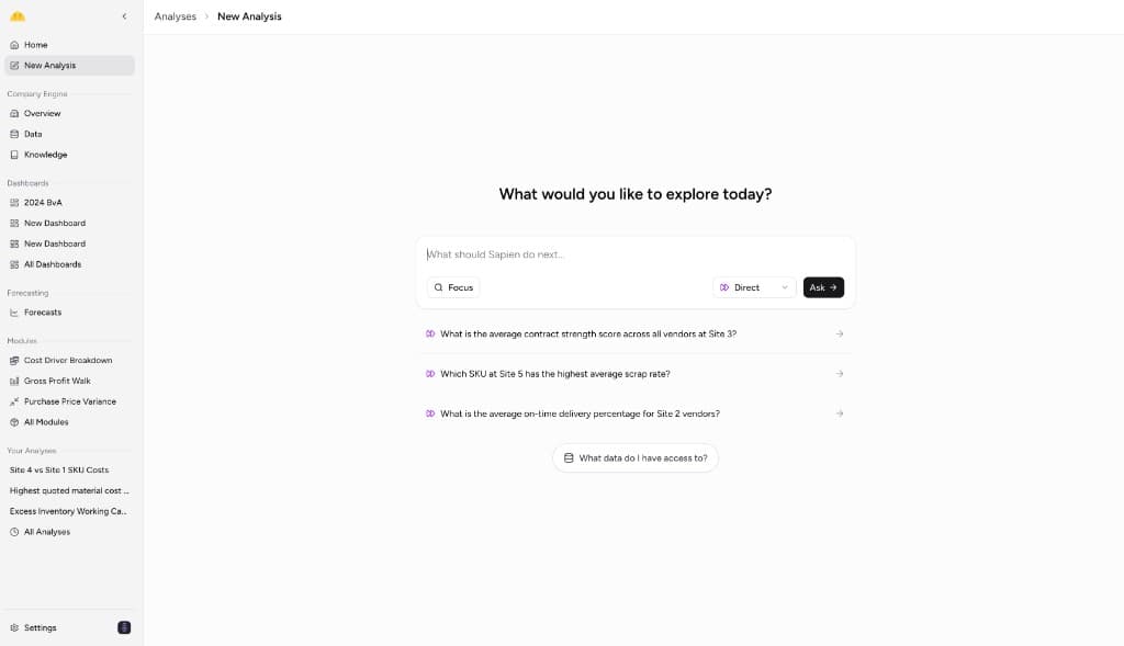 Sapien product preview